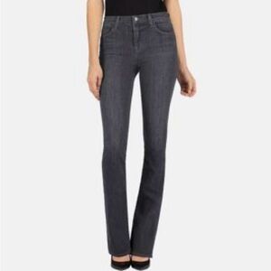 J Brand Remy Black Flare Wide Leg Jeans in Vanity